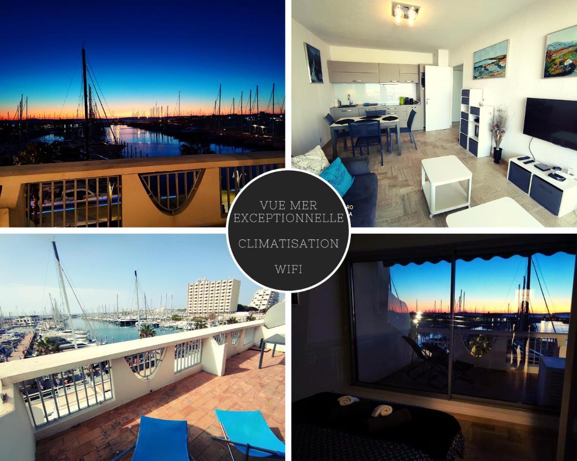 Classe 3 Etoiles - Magnifique Vue Sur Le Port - Wifi Et Clim La Grande-Motte Exterior photo
